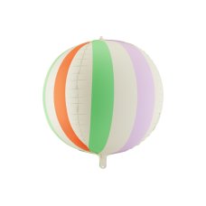 Foil balloon Striped Ball 75 cm 1 pkt
