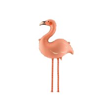 Foil balloon Flamingo 65x67 cm Coral 1 pkt