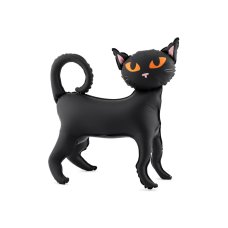 Party Deco Foil Balloon Standing Black Cat 45x48cm 1pkt