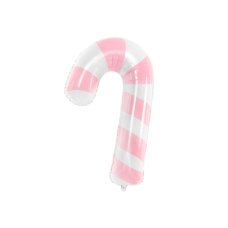 Party Deco Foil Balloon Candy Cane Pink 1pkt 50x82CM