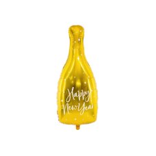 Party Deco Foil Balloon Bottle Happy New Year 1pkt 32x82CM