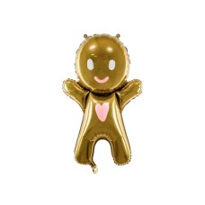 Party Deco Foil Balloon Gingerbread Man 1pkt 67x97CM