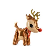 Party Deco Foil Balloon Glossy Christmas Reindeer 1pkt 50x62CM