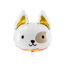 Party Deco Foil Balloon Matte Dog Head 1pkt 56x65CM