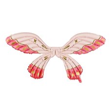 Party Deco Foil Balloon Butterfly Wings Matte Pink 102x50cm