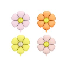 Foil balloon AIR Daisy for Garlands 65 cm 1 pkt / 4 pc