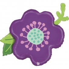 39inch Purple Flower Shape P1