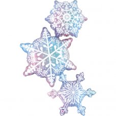 50inch Snowflake Trio Shape P1