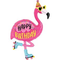 42inch Flamingo Birthday Shape P1