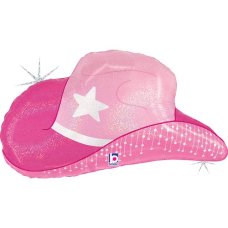 26inch Pink Cowgirl Hat Shape P1