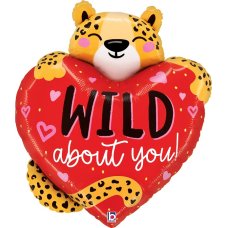 39inch Wild About You Cheetah Shape P1