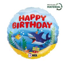 Birthday Ocean Party 18inch Shape P1
