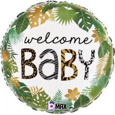 Jungle Welcome Baby 18inch Round P1