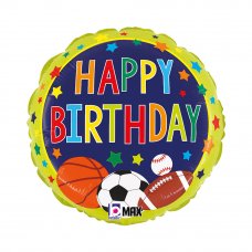 Multi Sports Birthday 18inch Round P1