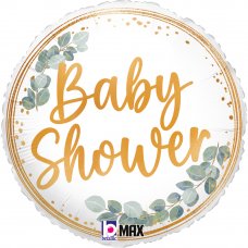Baby Shower Eucalyptus 18inch Round P1
