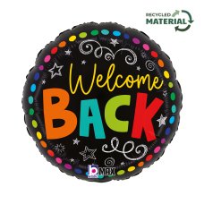 Colourful Welcome Back 18inch Round P1