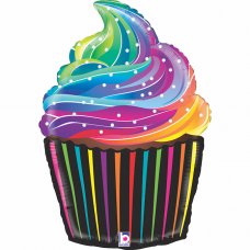 27inch Rainbow Cupcake Shape P1