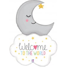 42inch Welcome Baby Moon Shape P1