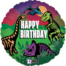 Jurassic Birthday 18Inch Round P1