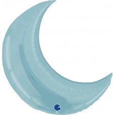 36inch Moon Pastel Blue Shape P1