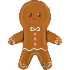 29inch Cute Gingerbread Man Shape P1