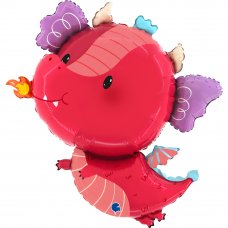 39inch Funny Dragon Pink Shape P1