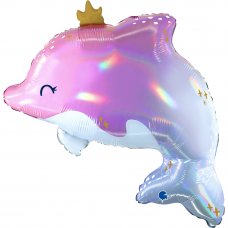 32inch Glowy Dolphin Holographic Shape P1