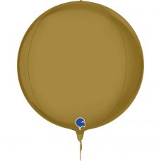 Globe 4D Satin Gold 15inch Shape P1