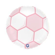 Soccer Ball Pink 18inch Round P1
