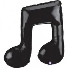 40inch Music Note Double Black Shape P1