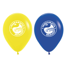 NRL Eels Printed 30cm Balloons 50pk