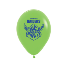 NRL Raiders Printed 30cm Balloons 50pk