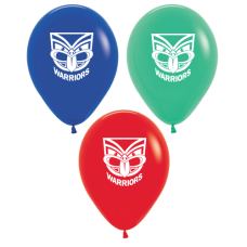 NRL Warriors Printed 30cm Balloons 50pk