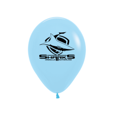 NRL Sharks Printed 30cm Balloons 50pk