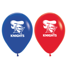 NRL Knights Printed 30cm Balloons 50pk