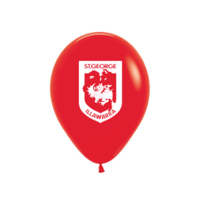 NRL Dragons Printed 30cm Balloons 50pk