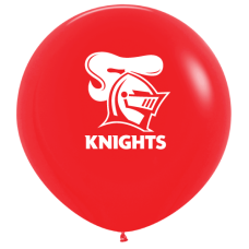 NRL Knights Printed 90cm Jumbo Balloons 1pk