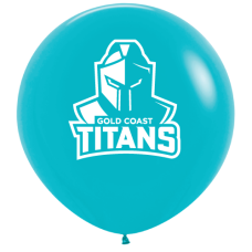 NRL Titans Printed 90cm Jumbo Balloons 1pk