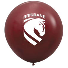 NRL Broncos Printed 90cm Jumbo Balloons 1pk