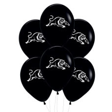NRL Panthers Printed 30cm Balloons 6pk