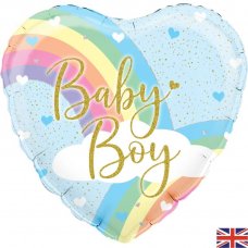Pastel Rainbow Boy 18inch Holographic Pack 1