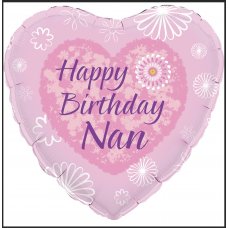 Happy Birthday Nan 18inch Pack 1