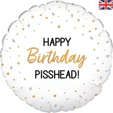 Happy Birthday Pisshead 18inch Holographic Pack 1