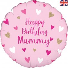 Happy Birthday Mummy 18inch Holographic Pack 1