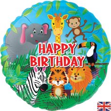 18 inch Jungle Happy Birthday Pack 1