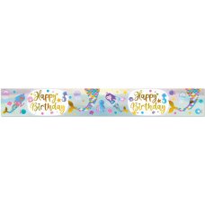 Shimmering Mermaid Birthday Banner Pack 1
