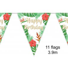 Tropical Birthday Bunting Pack 1