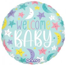 18 Inch Welcome Baby Moon & Stars Pack 1