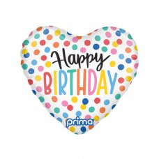 9 Inch AIR Birthday Confetti - Heart Pack 6