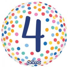 18 Inch Happy Birthday Colourful Confetti #4 Pack 1